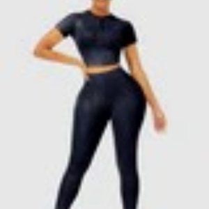 SHE Waisted Glimmer High Waist Workout Set